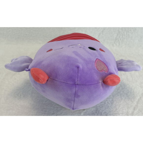 Squishmallows Valentines Atwater Love Monster Plush 8" Purple Heart Wings - Picture 5 of 7